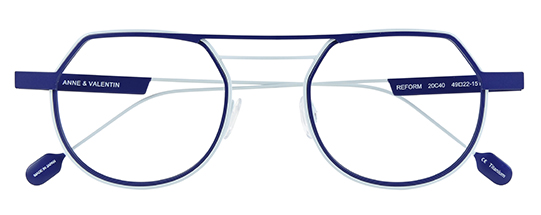 Anne et Valentin Modelo Reform Azul | Gafas de vista